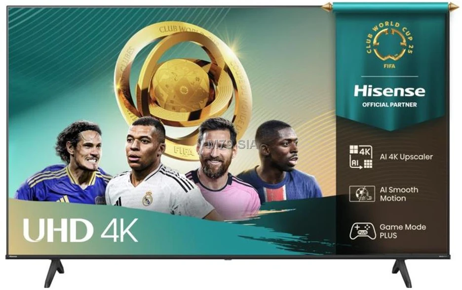 Televizorius Hisense 65A6Q | 65 | Smart TV | VIDAA Smart OS | UHD | Juodas
