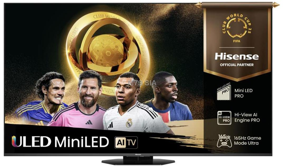„Hisense U8Q 85“ 4K UHD ULED mini LED juodas – televizorius 85U8Q (6942351419640)