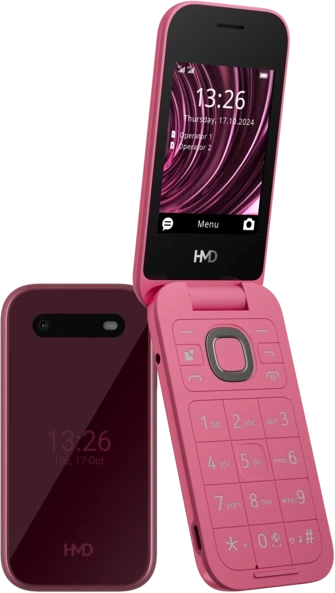 HMD 2660 FLIP 4G TA-1711 DS Raudona Raudona