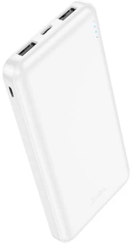 Powerbank Hoco 10000 mAh 2.1A J100 baltas