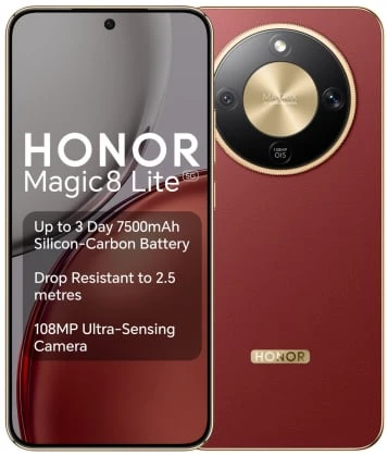 Išmanusis telefonas Honor Magic8 Lite 5G Dual Sim 8GB RAM 512GB – Reddish Brown