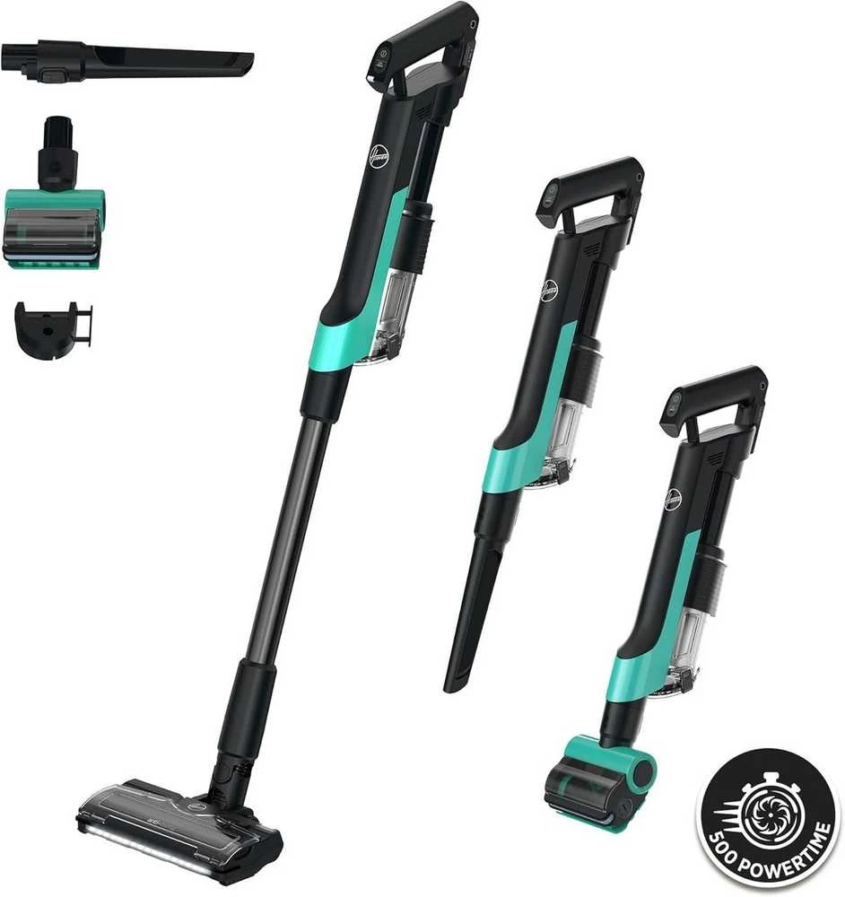 Dulkių siurblys Hoover HF2 naminių gyvūnėlių juoda/turkio spalvos