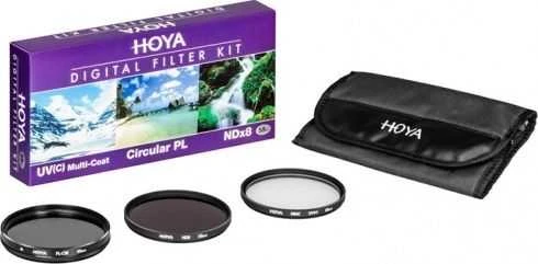 Hoya Digital Filter Kit II 67mm Pol-Cirk./NDX8/HMC UV (C)