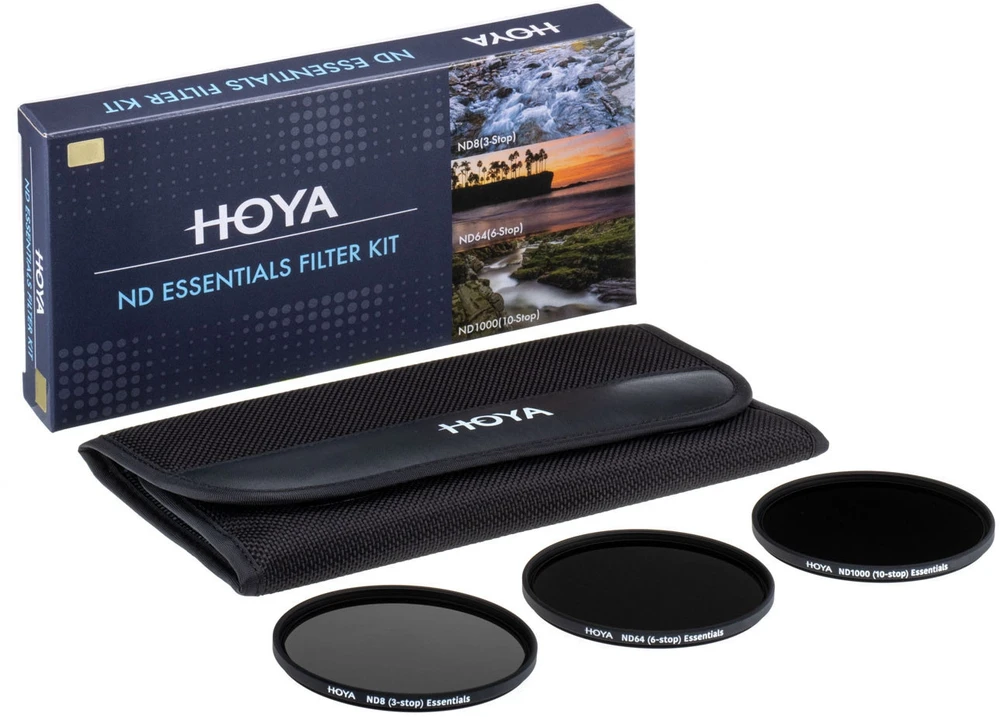 Hoya Filters Fotoaparato Objektyvo Filtras - Hoya ND Essentials 49 mm Filtrų Rinkinys, ND8, ND64, ND1000