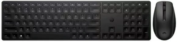 Klaviatūra Hewlett Packard (HP) HP 650 4R013AA DE išdėstymas, su pele, juoda