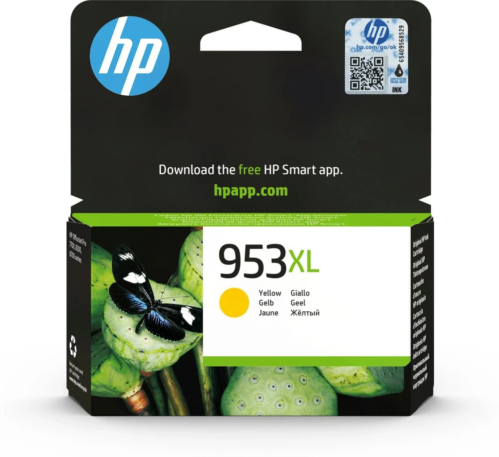 Hewlett Packard (HP) HP 953XL rašalo kasetė, geltona