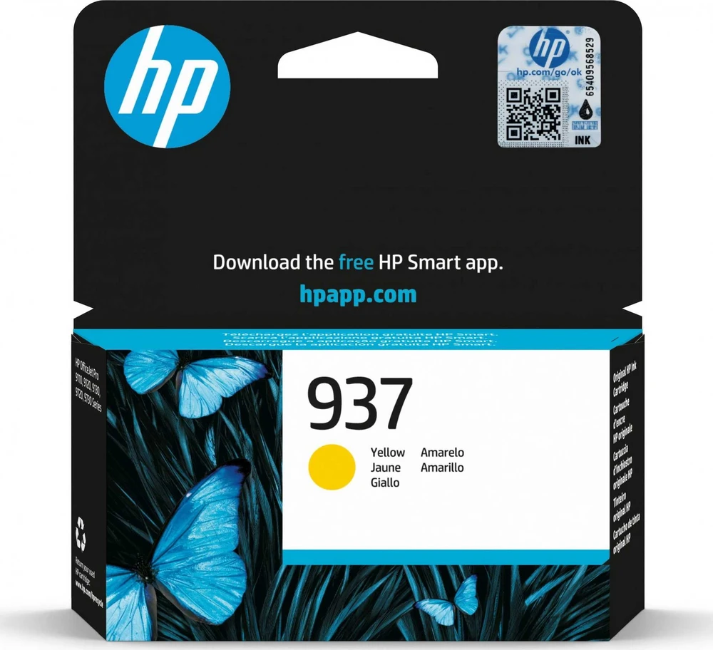 HP No. 937 geltona Instant Ink
