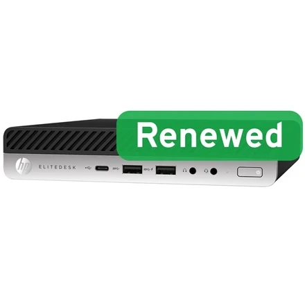HP Renewed Grade A | EliteDesk 800 G4 | Intel Core i5 | i5-8500T | 8 GB | SSD | 256 GB | Intel UHD Graphics 630 | Wi-Fi | Windows 11 Pro