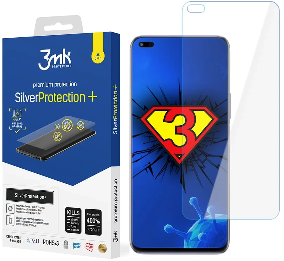 3Mk apsauga Huawei Nova 8i – 3mk sidabrinė apsauga+