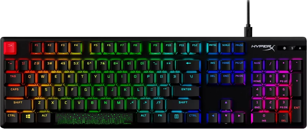 HyperX Alloy Origins PBT HX Blue - mechaninė žaidimų klaviatūra