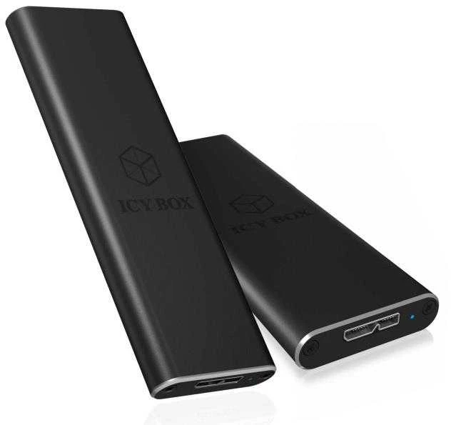 Icy Box Raidsonic | Išorinis USB 3.0 korpusas, skirtas M.2 SSD | IB-183M2 | SATA | USB 3.0 Type-A | Nešiojamas kietojo disko dėklas