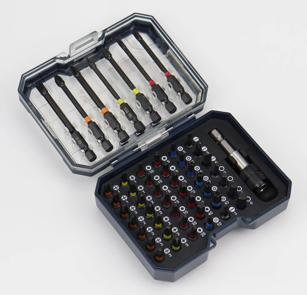 Hazet IMPACT SCREWDRIVER BIT SET HAUSHALT 50PC