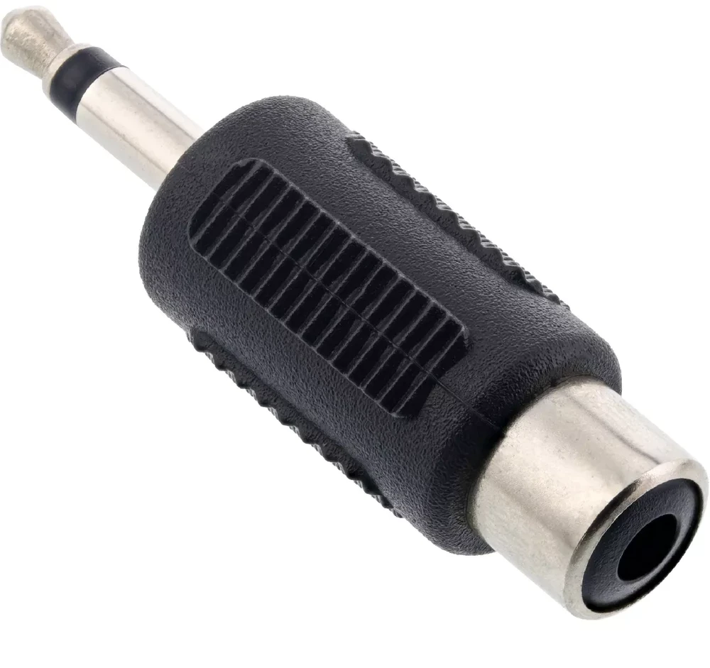 Adapteris AV InLine Jack 3.5mm - RCA (Cinch) juoda (99326)