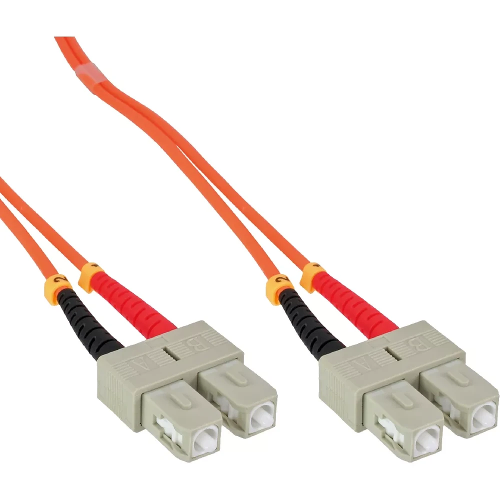 InLine Fiber Optic Patchcord SC/SC, 50/125 µm, OM2 7,5 m (83575)