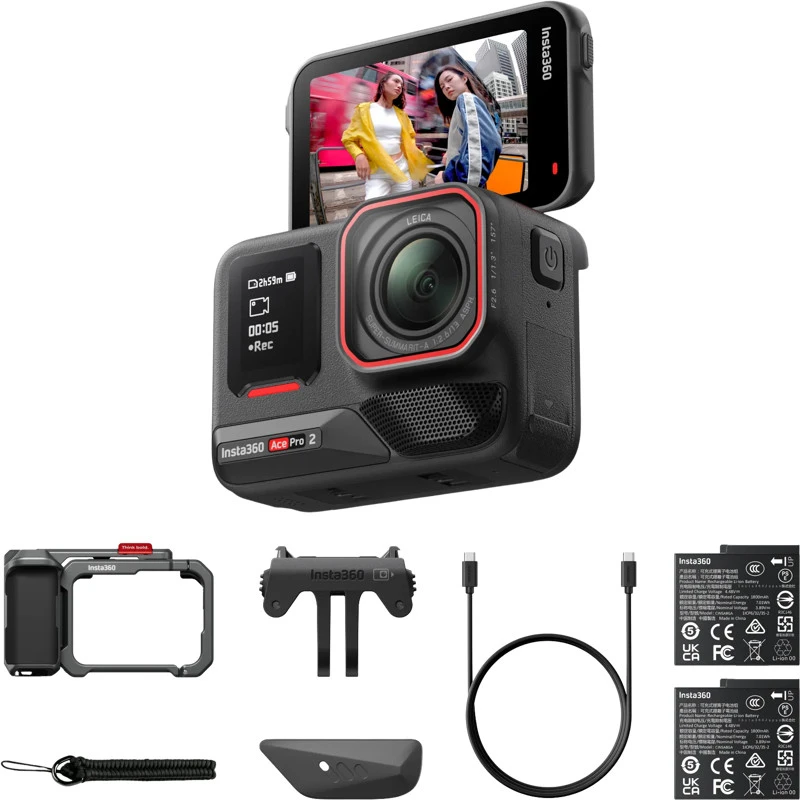 „Insta360“ – „Ace Pro 2“ dviejų baterijų „Xplorer“ rinkinys