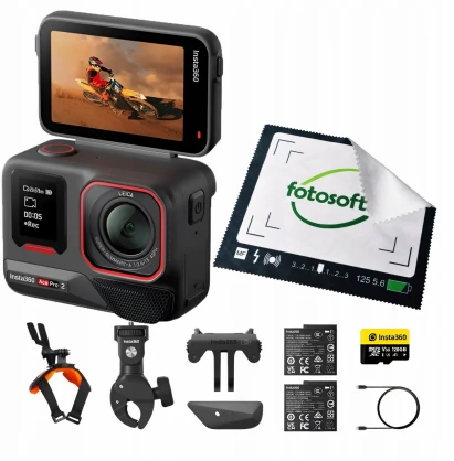 „Insta360 Ace Pro 2“ veiksmo kamera motociklams