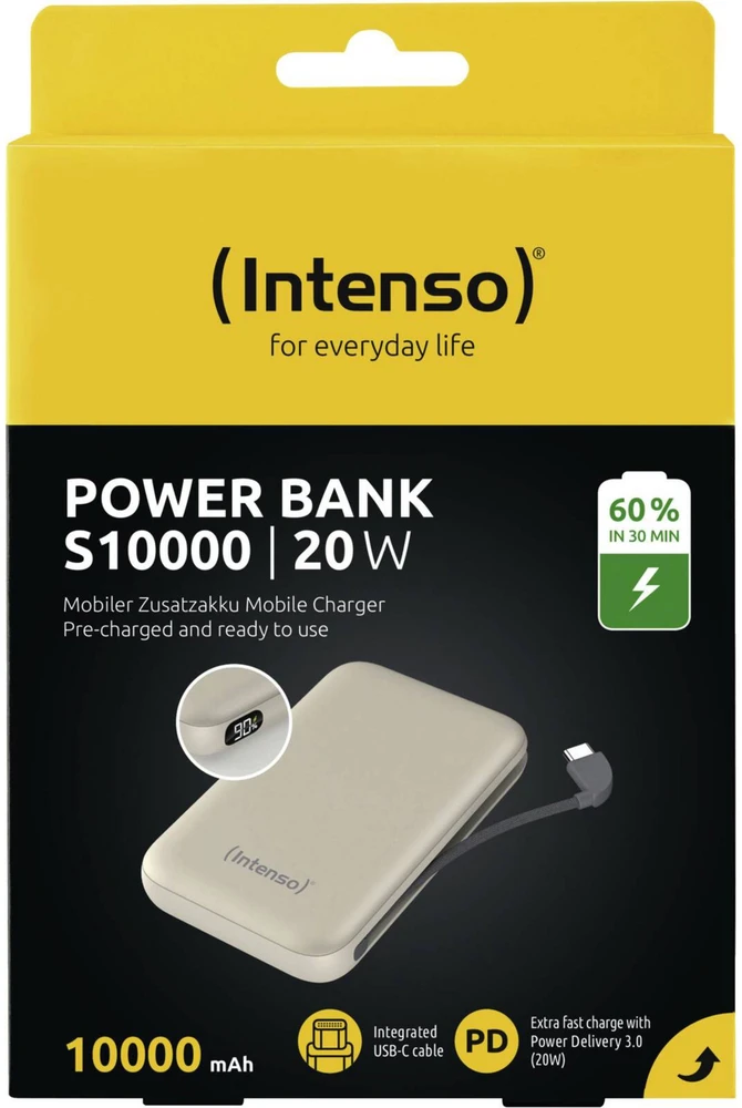 Powerbank Intenso S10000 10000mAh Kremas