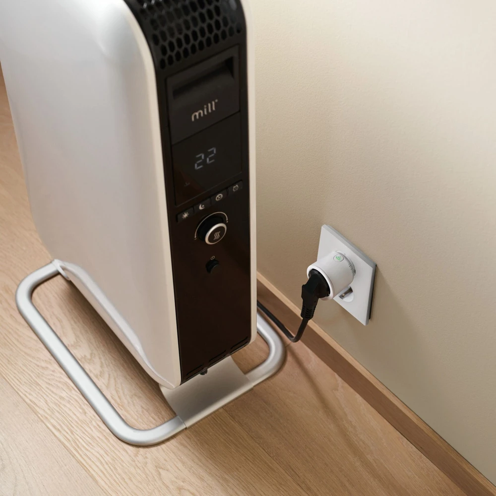 Išmanusis elektros lizdo kištukas Mill Smart WiFi Plug, baltas (MILLSMARTPLUG)