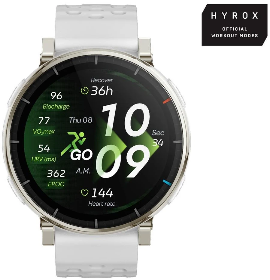 Išmanusis laikrodis Amazfit Active 3 Premium Aero Baltas (ESW2558GL3N HMI)