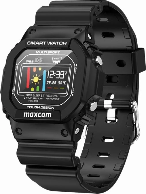 Išmanusis laikrodis Maxcom FW22, Juodos spalvos