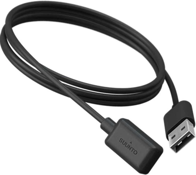 Išmaniojo laikrodžio Suunto magnetinis įkroviklis/ USB laidas, Juodos spalvos