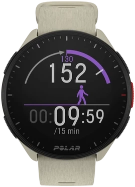 Išmanusis laikrodis Polar Pacer 3.05 cm (1.2") MIP 45 mm Digital 240 x 240 pikselių Baltas GPS (satellite)