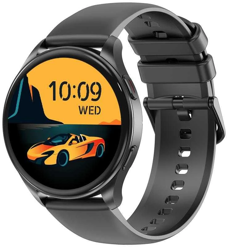 Išmanusis laikrodis Blackview X20 1,43 colio Amoled ekranas 466*466 ATS3085L 128Mb+481KB 380mAh Skambučiai ir SMS pranešimai, 100 sporto režimų 24 valandų širdies ritmo aptikimas Juodas