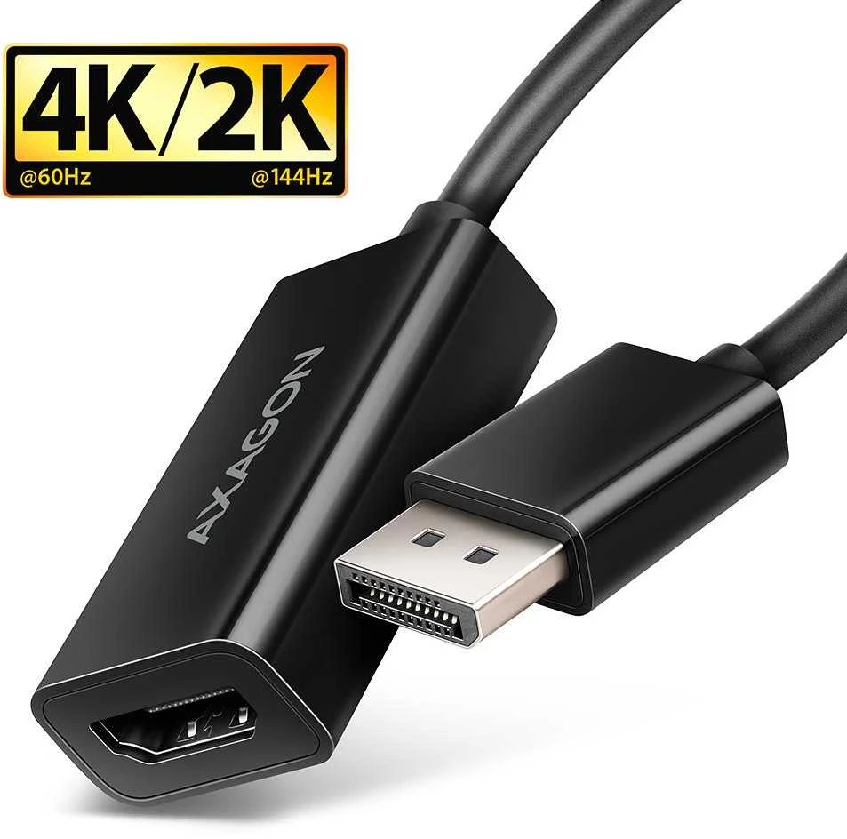 AXAGON RVD-HI20N DisplayPort - HDMI 2.0 adapteris 4K/60Hz