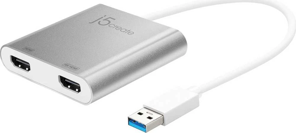 J5 Create J5create - USB 3.0 į dvigubą HDMI kelių monitorių adapteris