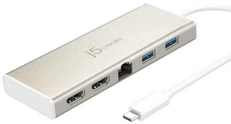 J5 Create J5create – USB-C dvigubas HDMI daugiafunkcis dokas