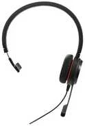 Ausinės - Jabra Evolve 30 II UC Mono (triukšmo slopinimo mikrofonas, odinės pagalvėlės)