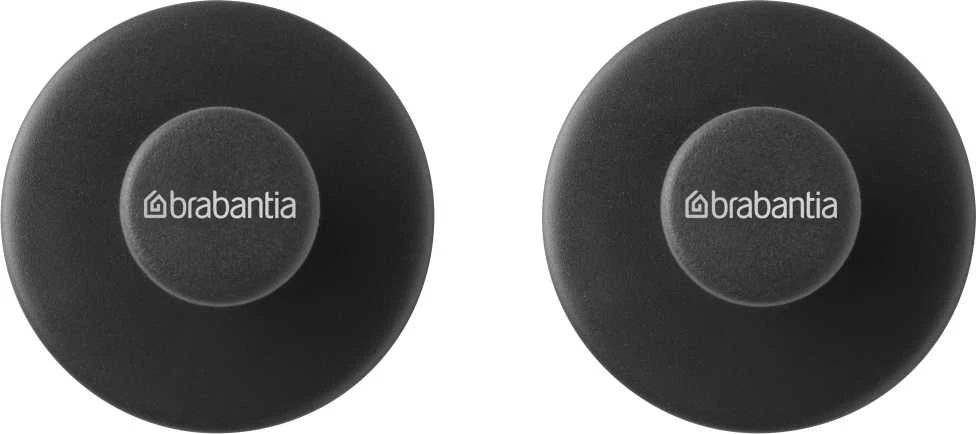 Aptel Brabantia Vonios kabliukai ReNew 2vnt. - Dark Pilkas