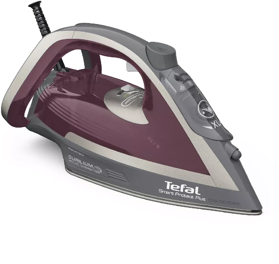 TEFAL | FV6870E0 | Garų lygintuvas | 2800 W | Vanduo tank capacity 270 ml | Continuous steam 40 g/min | Raudona/Pilkas