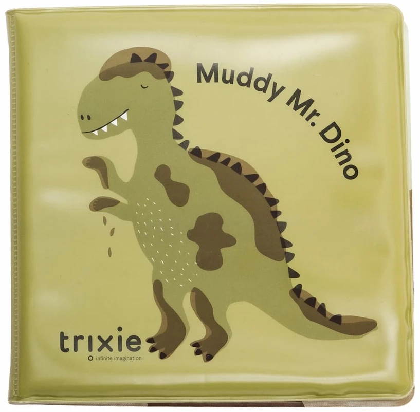 Trixie Spalvą keičianti vonios knygelė 'Purvinas dinozauras'