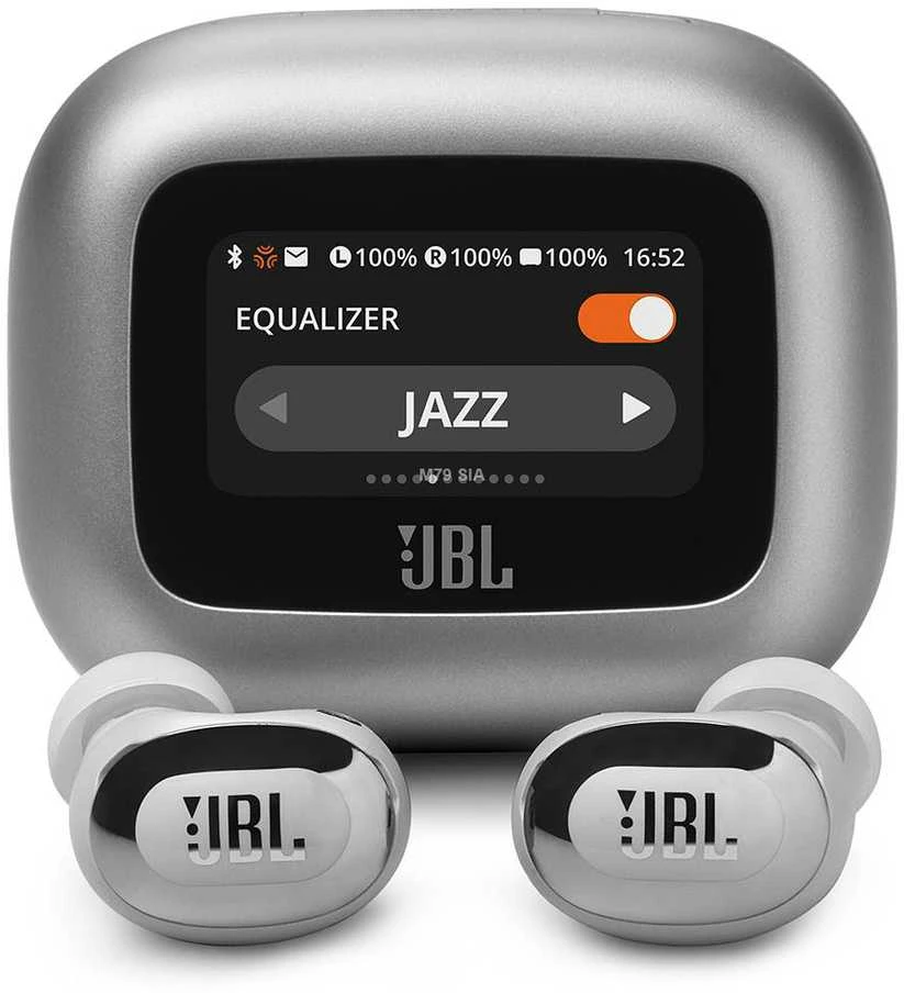 JBL Live Buds 3 TWS ausinės, Sidabrinės