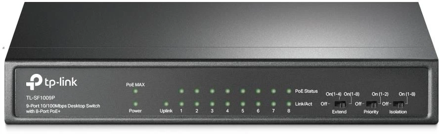 8-PORT POE+ FE DESKTOP SWITCH - .