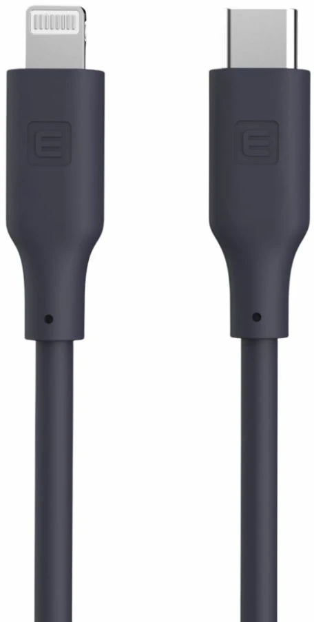USB kabelis Evelatus C į Lightning silikoninis kabelis 1,2 m (MFI10CL) 60 W / 20V3A mėlynas (MFI10CLBL)