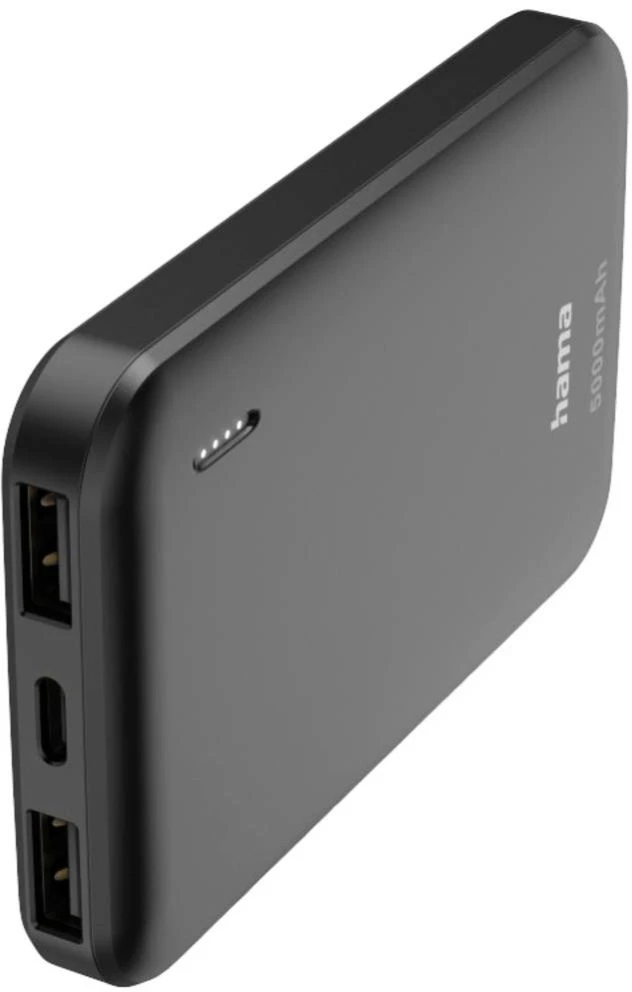 Hama Powerbank Pocket 5 Powerpack 5000 mAh antracitas