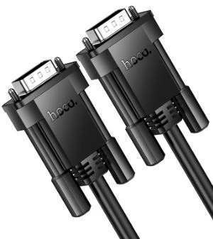 Cable VGA to VGA Hoco HD 1080p 2 m US11 juodas