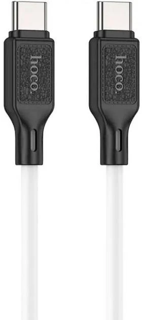 USB-C laidas į USB-C Hoco 3A 60W 1 m X90 baltas