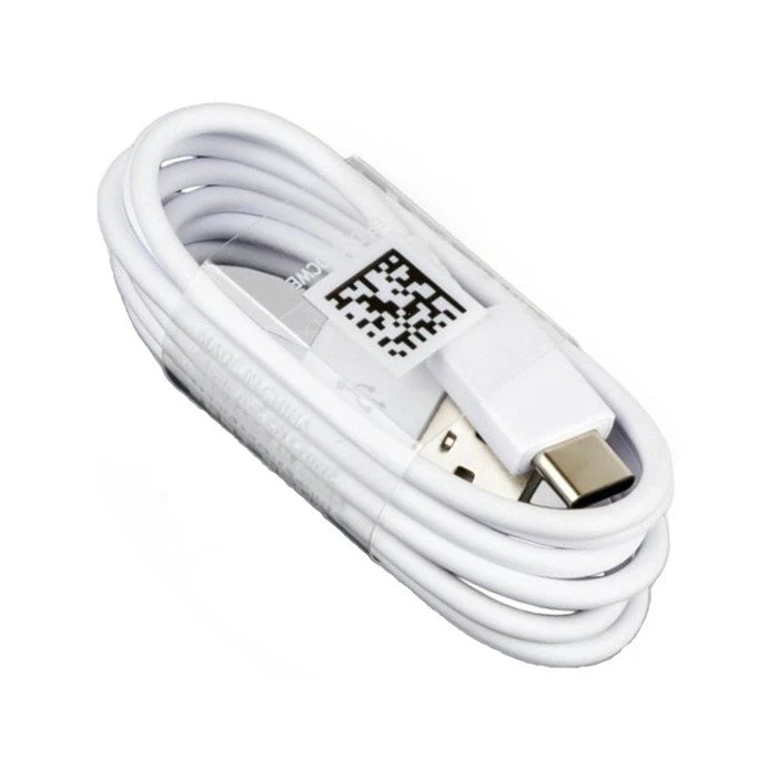 112803 Samsung įkrovimo kabelis / duomenų kabelis USB prie USB-C 1,5 m baltas BULK – EP-DW700CWE