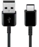 Samsung EP-DW720CBE Galaxy S9 S9+ USB 2.0 į Type-C 3.1 Qualcom duomenų ir įkrovimo laidas 1,2 m Juodas (OEM)