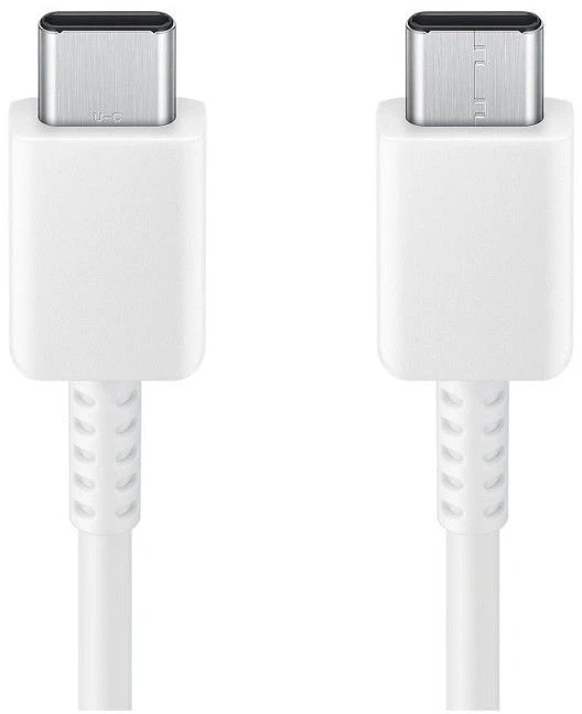 112803 EP-DX310JWE Samsung USB-C/USB-C duomenų kabelis 3A 1.8m baltos spalvos (Bulk)