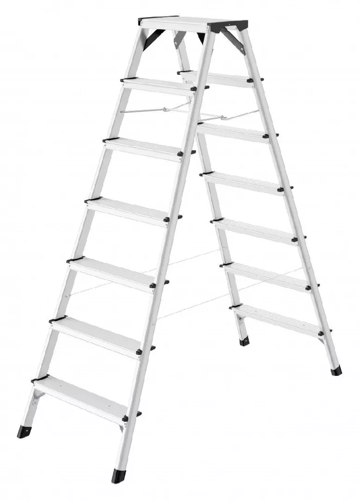 Hailo D60 StandardLine 2x7 laiptelių dvipusės kopėčios