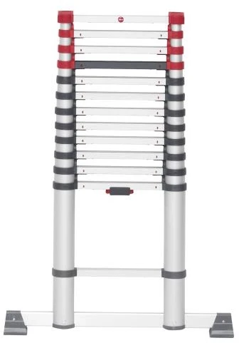 Hailo Teleskopinės kopėčios T80 FlexLine | aliuminis | 13 pakopų