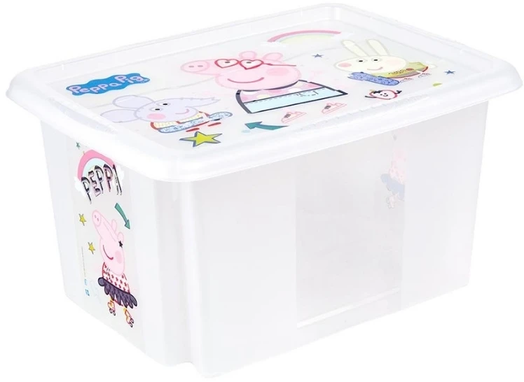 KEEEPER daiktadėžė su dangčiu PEPPA PIG, 15 L, 38x29,5x20,5 cm., 1223600119400