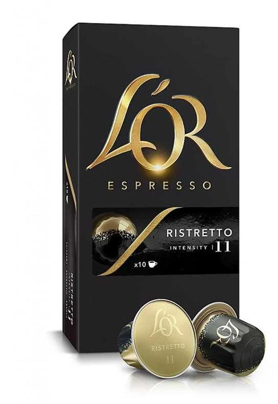 Kavos kapsulės L'OR Ristretto, 10x52g