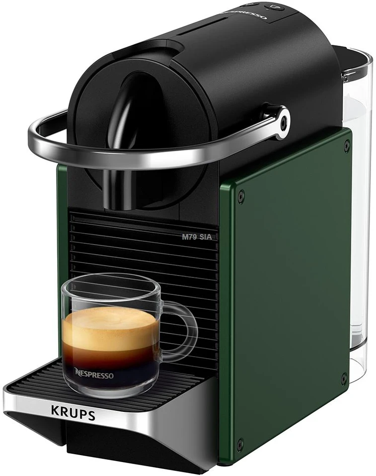 Kavos aparatas Nespresso Pixie Redesign XN306310 Coffee Pagal Aparatas (Krups) - Žalias