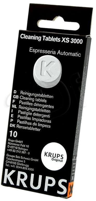 Krups valymo tabletės XS3000 (10 vnt.)