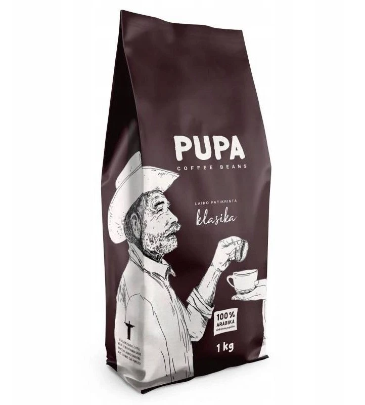 Eduscho Kavos pupelės PUPA 1kg